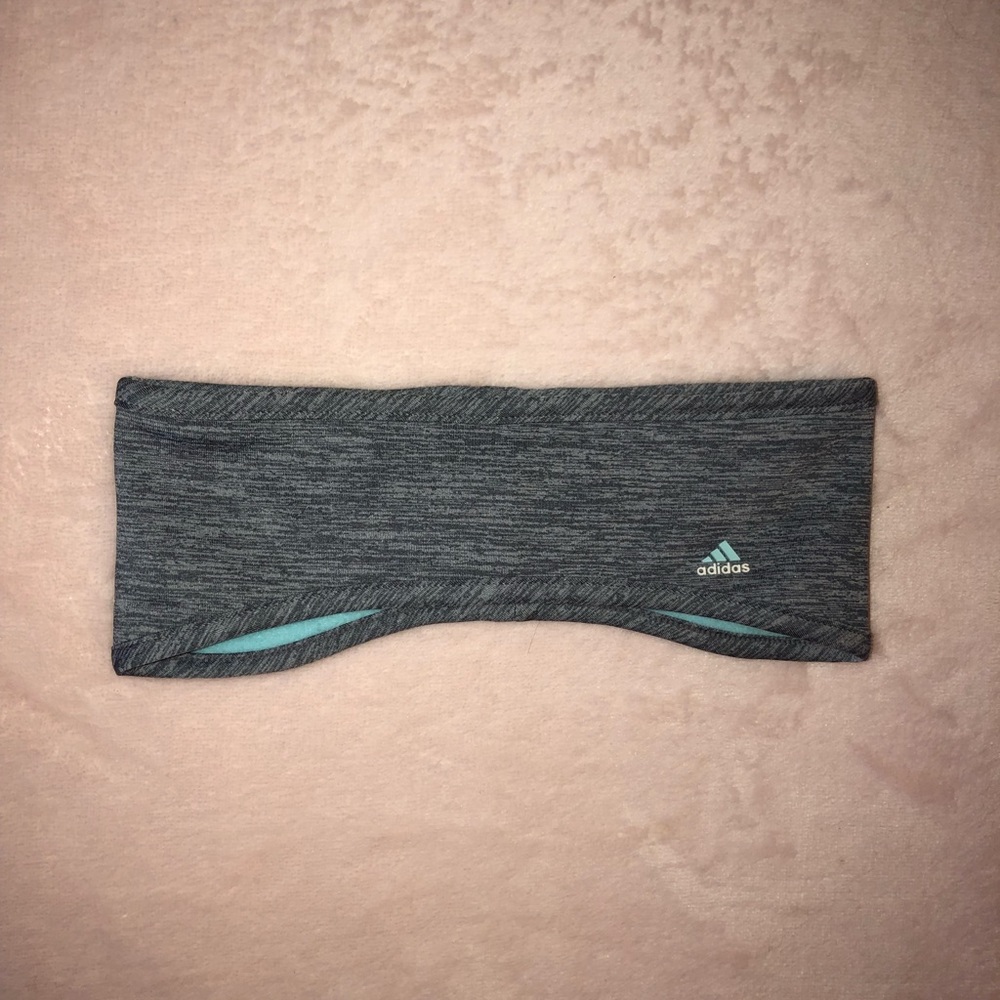 Gray ear warmer